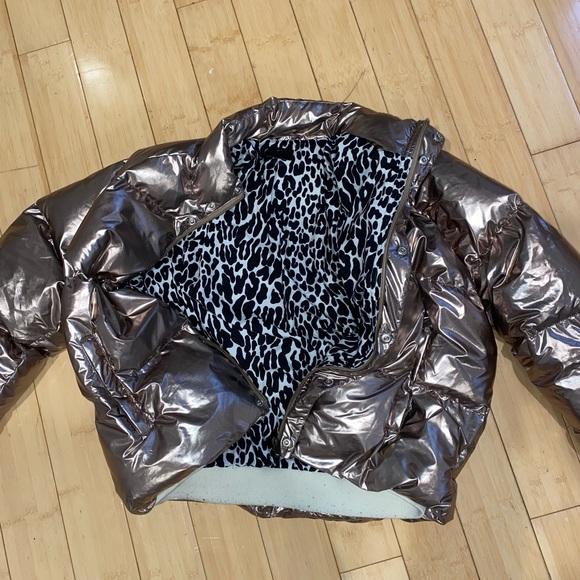 MOTHER rose gold puffer coat - Picture 5 of 7